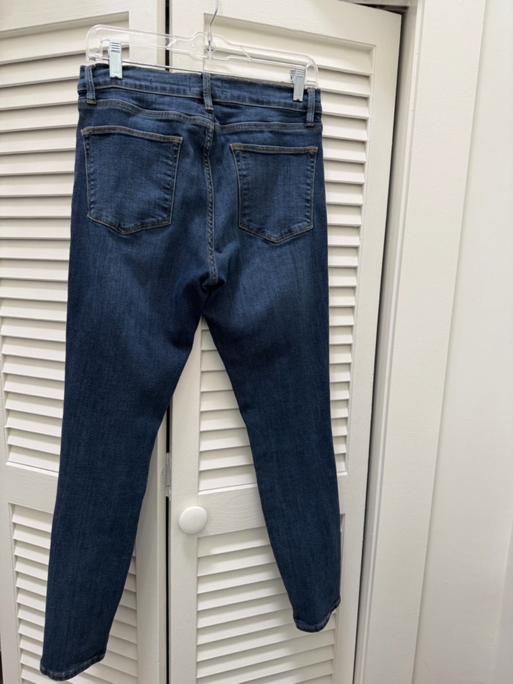 Frame Denim Dark Blue Skinny Jeans